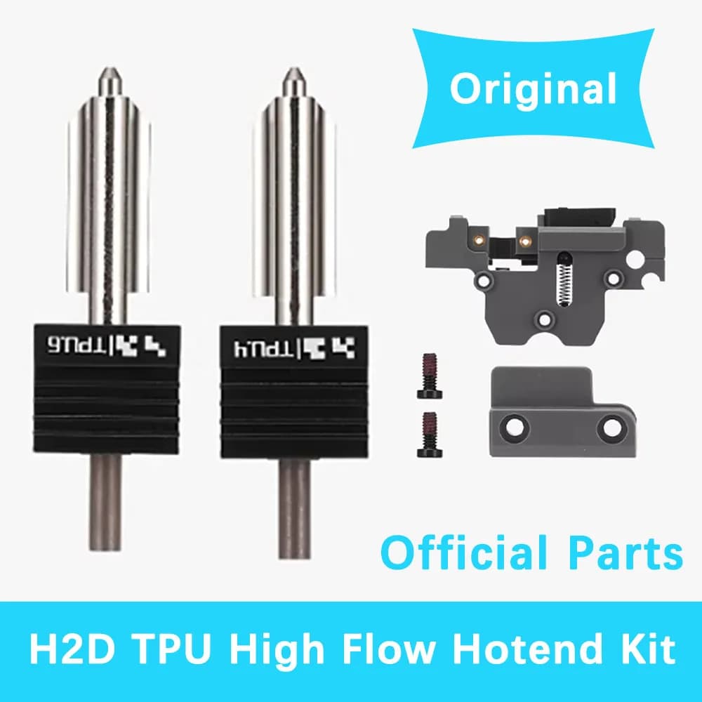 Official H2D TPU High Flow Hotend Kit For Bambu Lab TPU Filament 85A/90A/95A HF High-speed and Stable Printing Original Parts