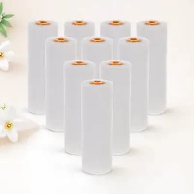 10 Pezzi Rulli in Schiuma per Pittura, Ricambi ad Alto Assorbimento per Finitura Liscia, per Armadi, Pareti, Cartongesso, Soffitti e Pavimenti, Forniture per Pittura 4