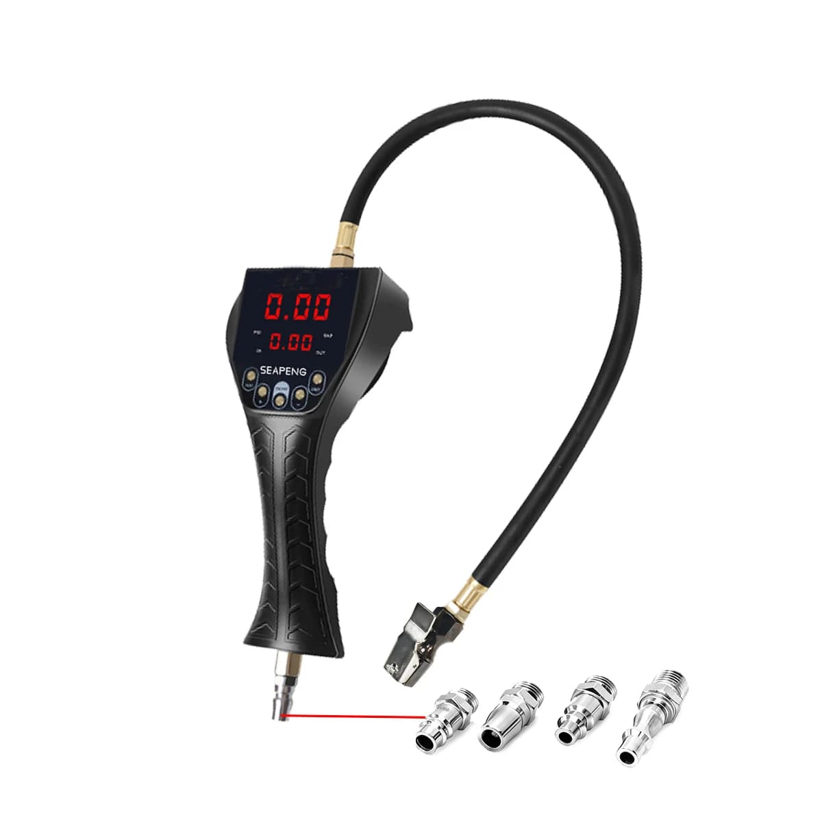 Compressore d'Aria Automobilistico Senza Fili con Ricarica Wireless, Gonfiatore Digitale per Pneumatici
