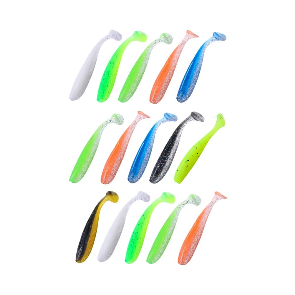 15 esche artificiali in metallo a forma di pesce, riflettenti, 8 cm 3,4 g, riutilizzabili, per la pesca alla carpa e al persico.