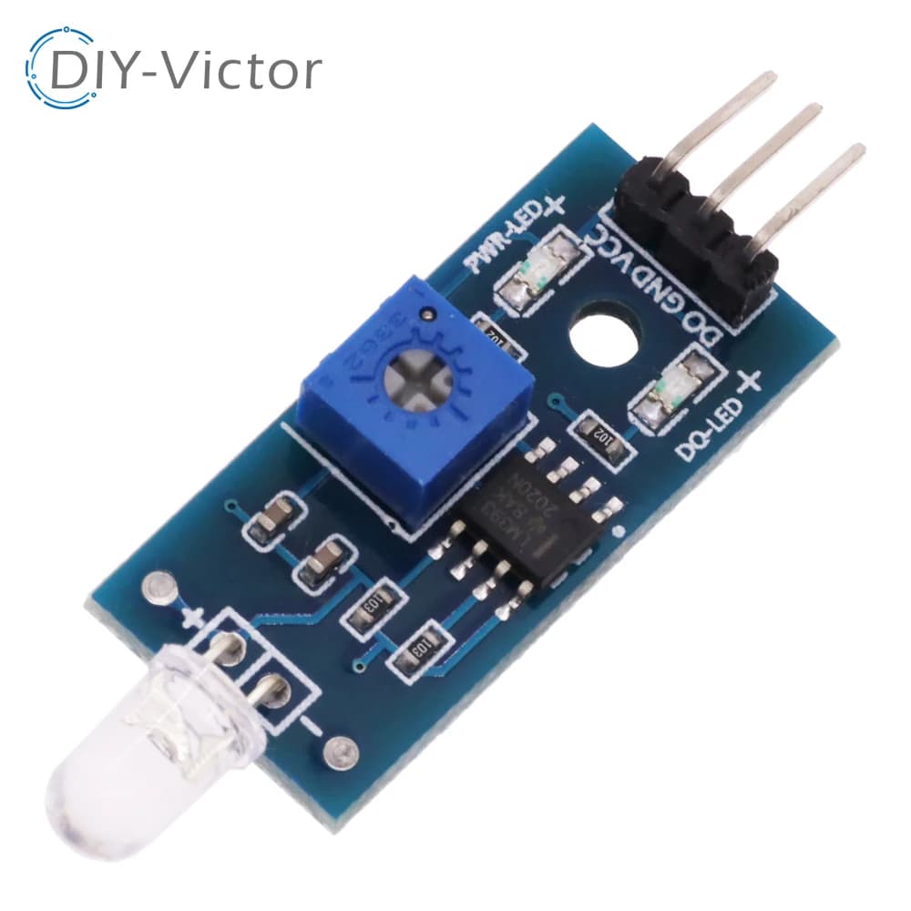 LM393 light sensor module photosensitive diode sensor 3pin/4pin 3.3V 5V with digital analog output for Arduino