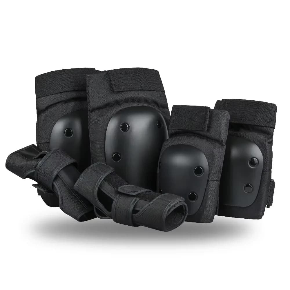Szblaze Ginocchiere Gomitiere Protezioni per i polsi Set di equipaggiamento protettivo di sicurezza 3 in 1 per skateboard, pattinaggio a rotelle in linea BMX Bike