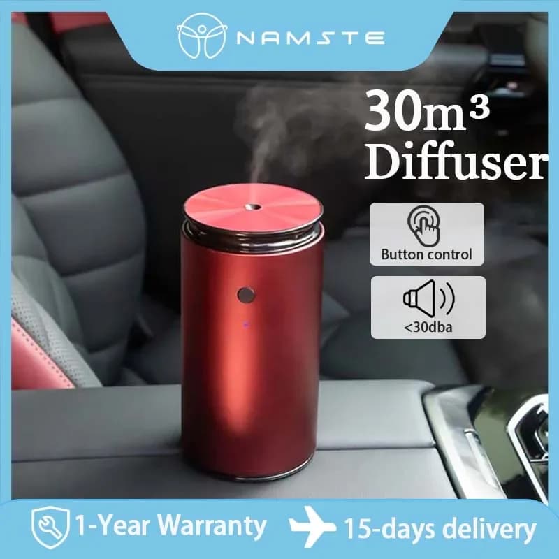 NAMSTE 500mAh Portable Aroma Diffuser for Auto, Rechargeable Professional Deodorant, Diffuser of enlarged Fragrance