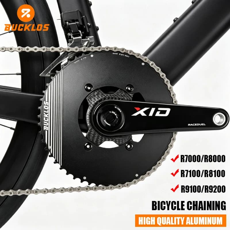 BUCKLOS 50-34T 52-36T 53-39T 54-40T Bicycle Chainring Aluminum Alloy Bike Chainwheel 110BCD Bike Chainring for R7000/R8000/R9100