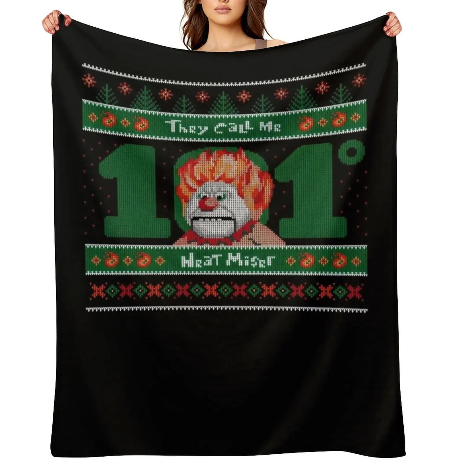Heat Miser Throw Blanket Soft Plaid For Baby For Sofa Thin Soft Plush Plaid for babies Polar Blankets