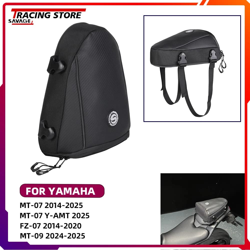 Borsa da coda per moto Borsa da sella posteriore impermeabile per Yamaha MT-07 Y-AMT FZ-07 MT-09 SP Y-AMT Borse da viaggio Multi-funzionale MT07 MT09