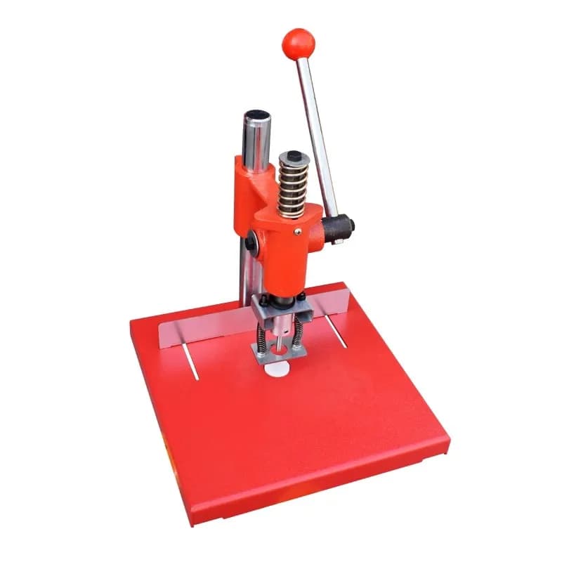 Single Hole Plastic Bag Food Bag Drilling Machine Fabric Leather Clothes Punching Machine