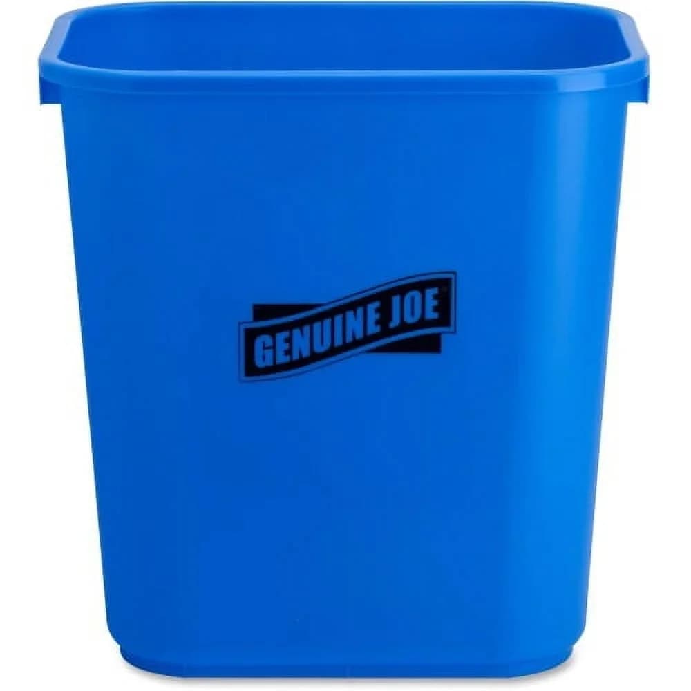 Cestino per Rifiuti Riciclabili da 28,5 Quarti, Bidone della Spazzatura Rettangolare in Plastica per Interni ed Esterni, Contenitore per Rifiuti a Basso Profilo da Scrivania, Ecologico