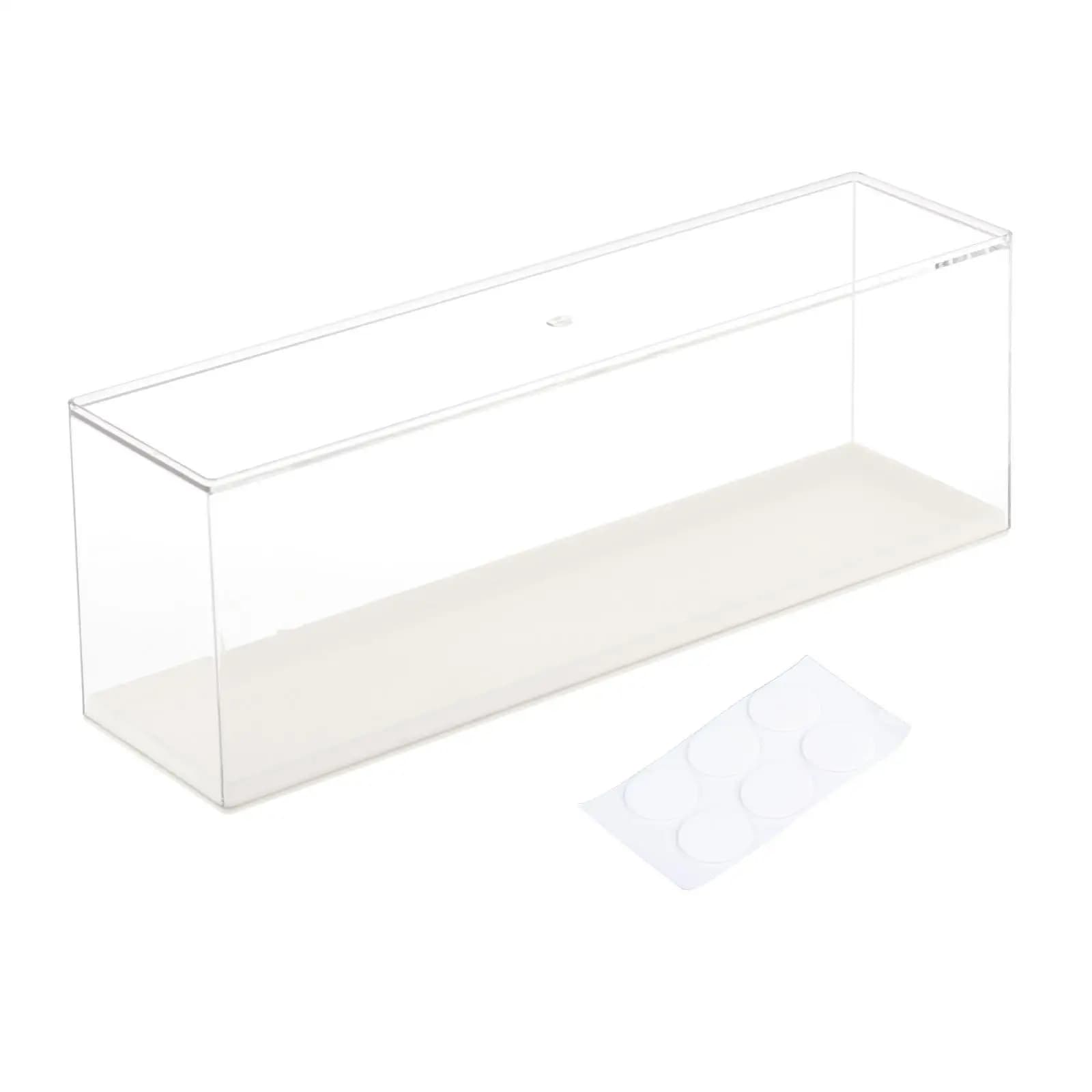 Espositore per Cabinet con Ripiani Rimovibili Antipolvere per Figure, Profumi, Statuette e Giocattoli