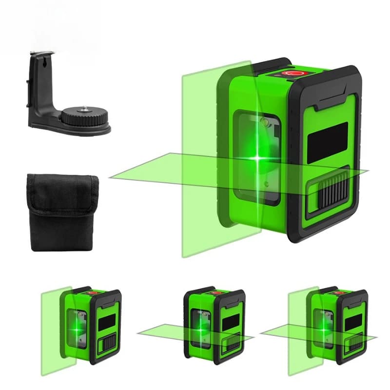 Misuratore di livello ad alta precisione con proiettore di linea a 2 fili a luce verde portatile a livello infrarosso