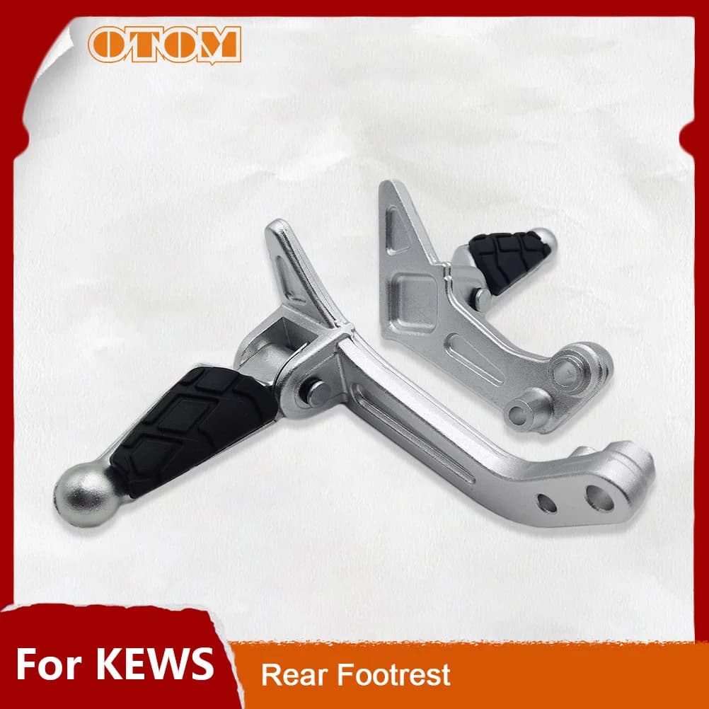 OTOM moto set posteriori poggiapiedi poggiapiedi pioli pedali pieghevoli per KEWS K16 HENGJIAN Pit Dirt Bike parti accessorie modificate