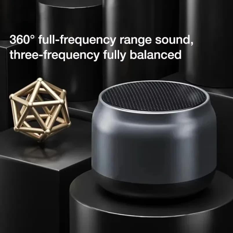 Bluetooth 5.0 Mini Wireless Speaker Low Latency Stable Connection Portable HiFi Speaker for Gaming Movie Music
