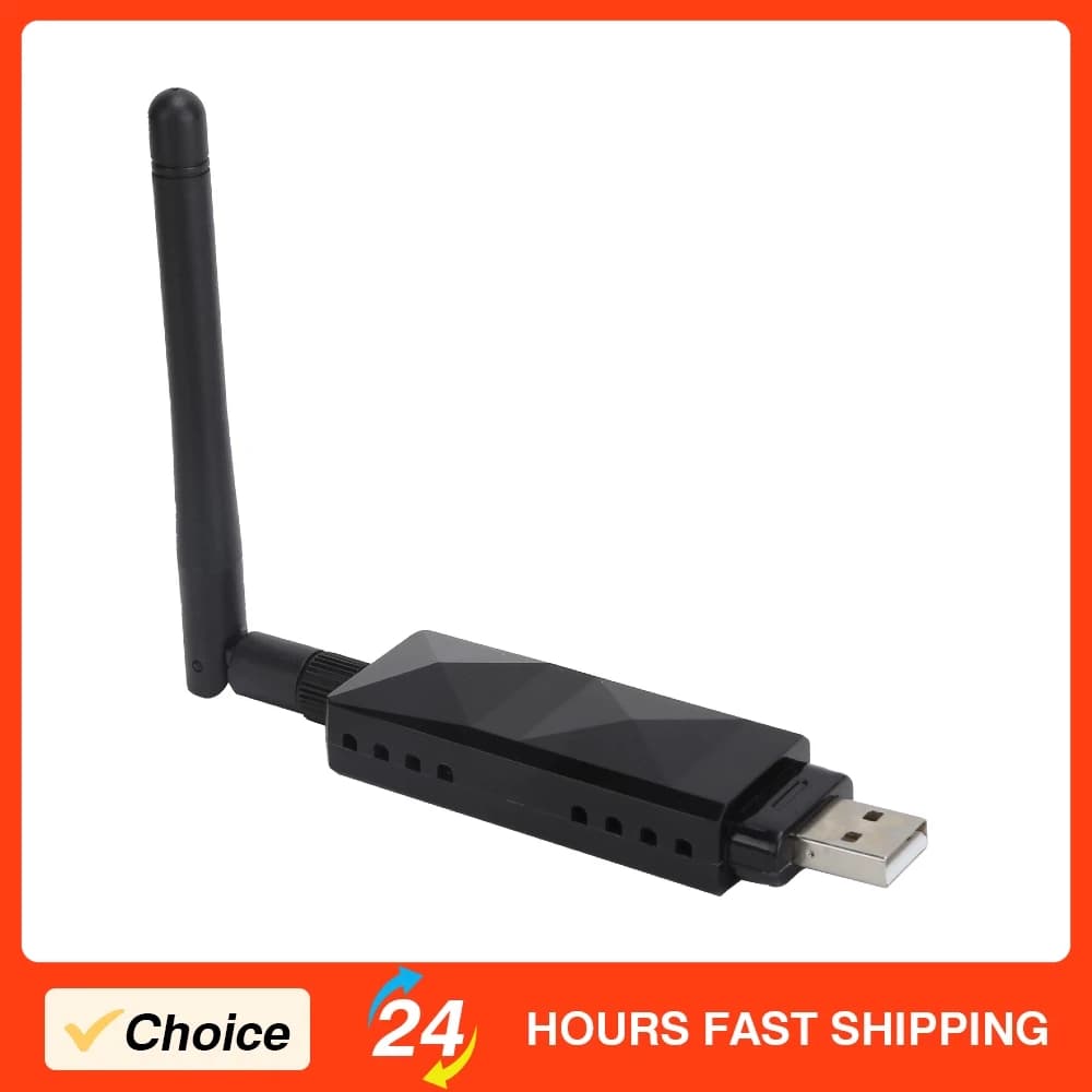 Adattatore WiFi USB Wireless NetCard AR9271 con antenna staccabile da 2DBI, plug and play, portatile di alta qualità per TV e computer