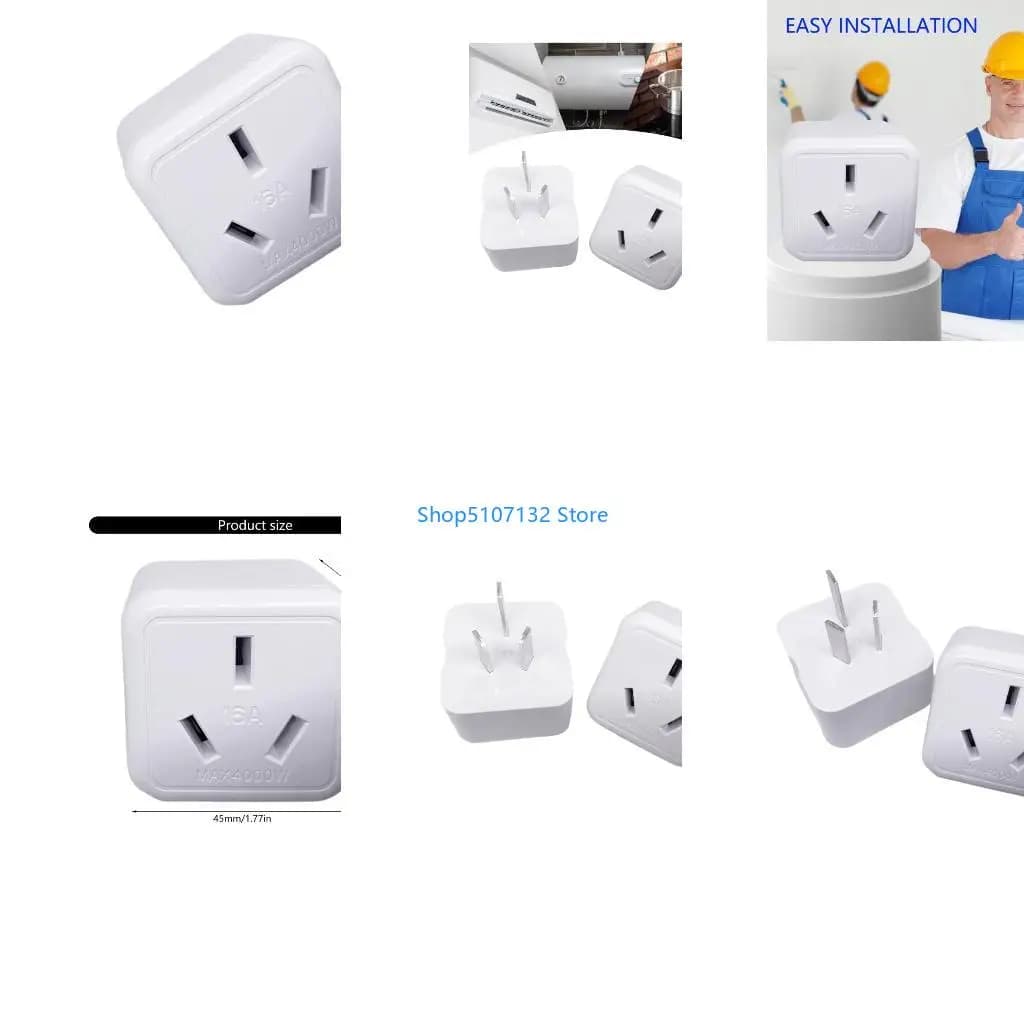 87HD 3Pin Plug Travel Adapter Power Supply Adapter 10A To 16A Australia Converter