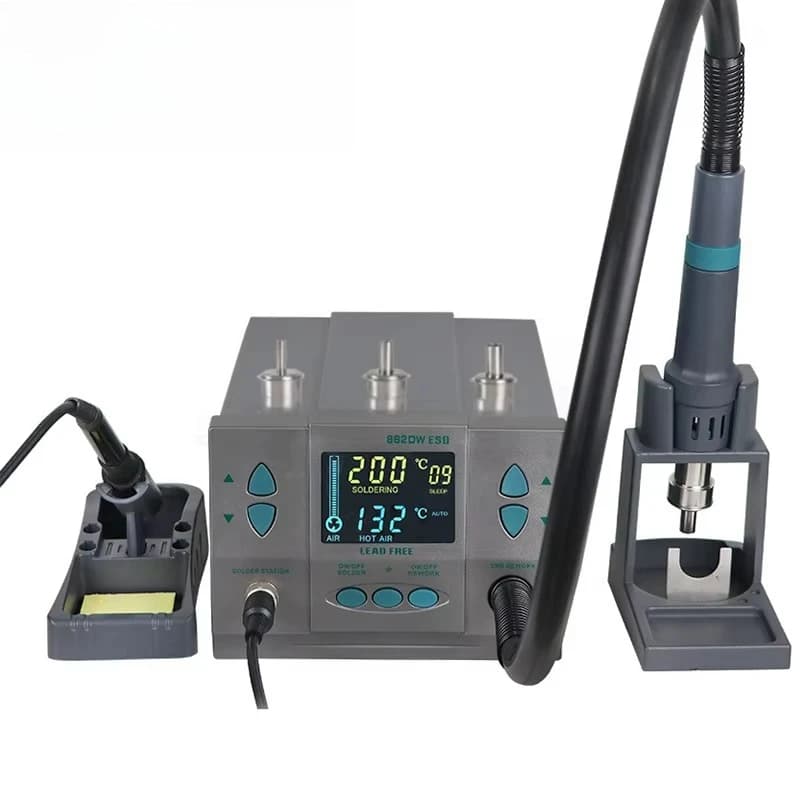862DW 1060W Termostato Digitale Intelligente Ventilatore di Calore Saldatore Strumenti di Riparazione Del Telefono Mobile Pistola Ad Aria Calda Stazione di Saldatura
