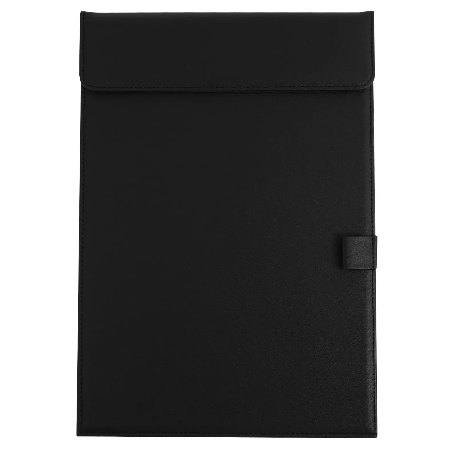 1 cartella portadocumenti multiuso in PU, formato A4, con clip, organizer pratico per ufficio, in cartone liscio
