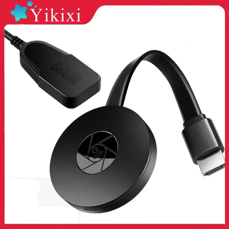 Ricevitore video wireless per TV, adattatore portatile 1080P HD WIFI per Android/iOS, TV Box, computer, proiettore per schermi live