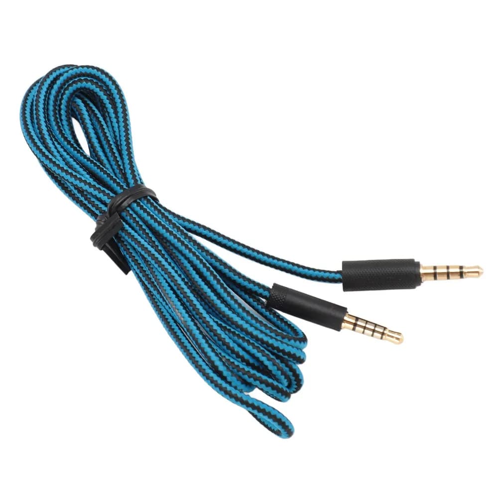 3.5mm Male to Male Earphone Replacement Cable 2m / 6.56ft Earbuds Upgrade Wire for Logitech G233 G433 GPRO GPRO X Gaming Headset