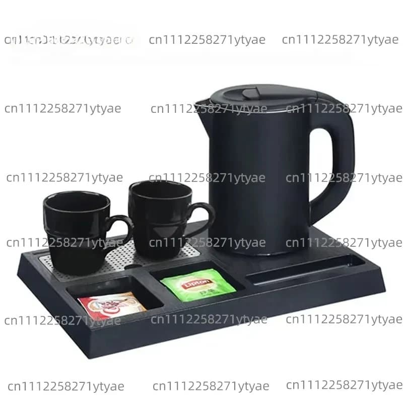 Double-layer Modern Environmentally Friendly Fast Electric Boiling Water Stainless Steel Kettle Tray Set