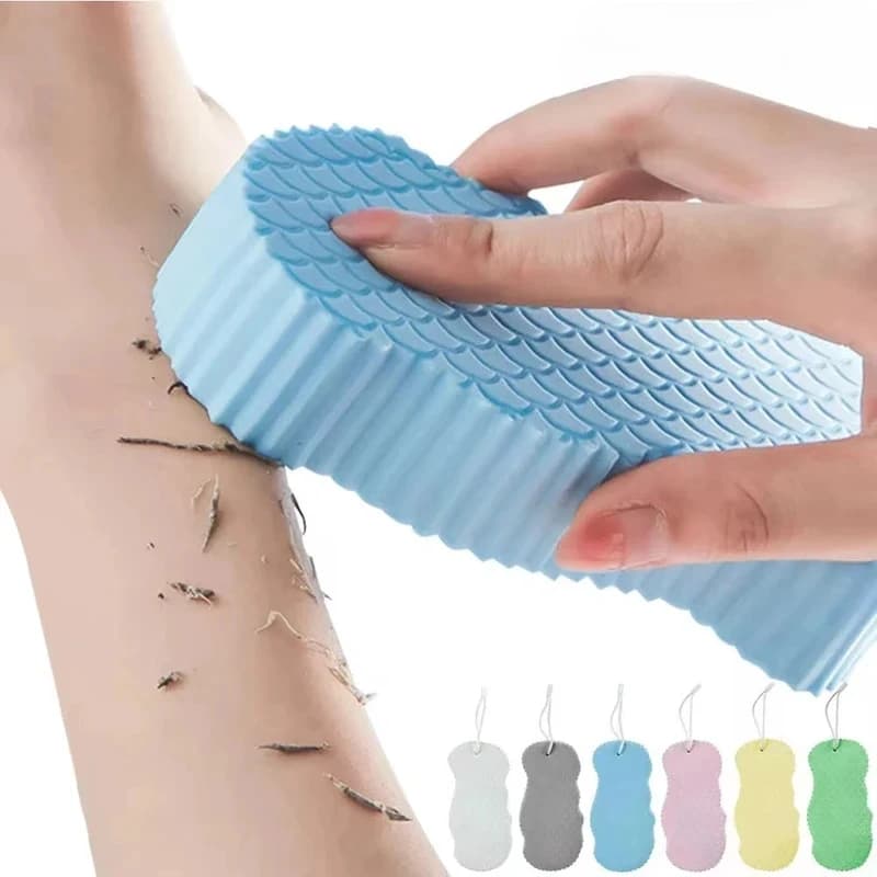 1/2/3 Pezzi Spugna Magica da Bagno per Bambini, Spazzola Esfoliante 3D per Rimozione Delicata della Pelle Morta - Scrubber per il Corpo del Bambino e Strumento per Massaggio e Pulizia