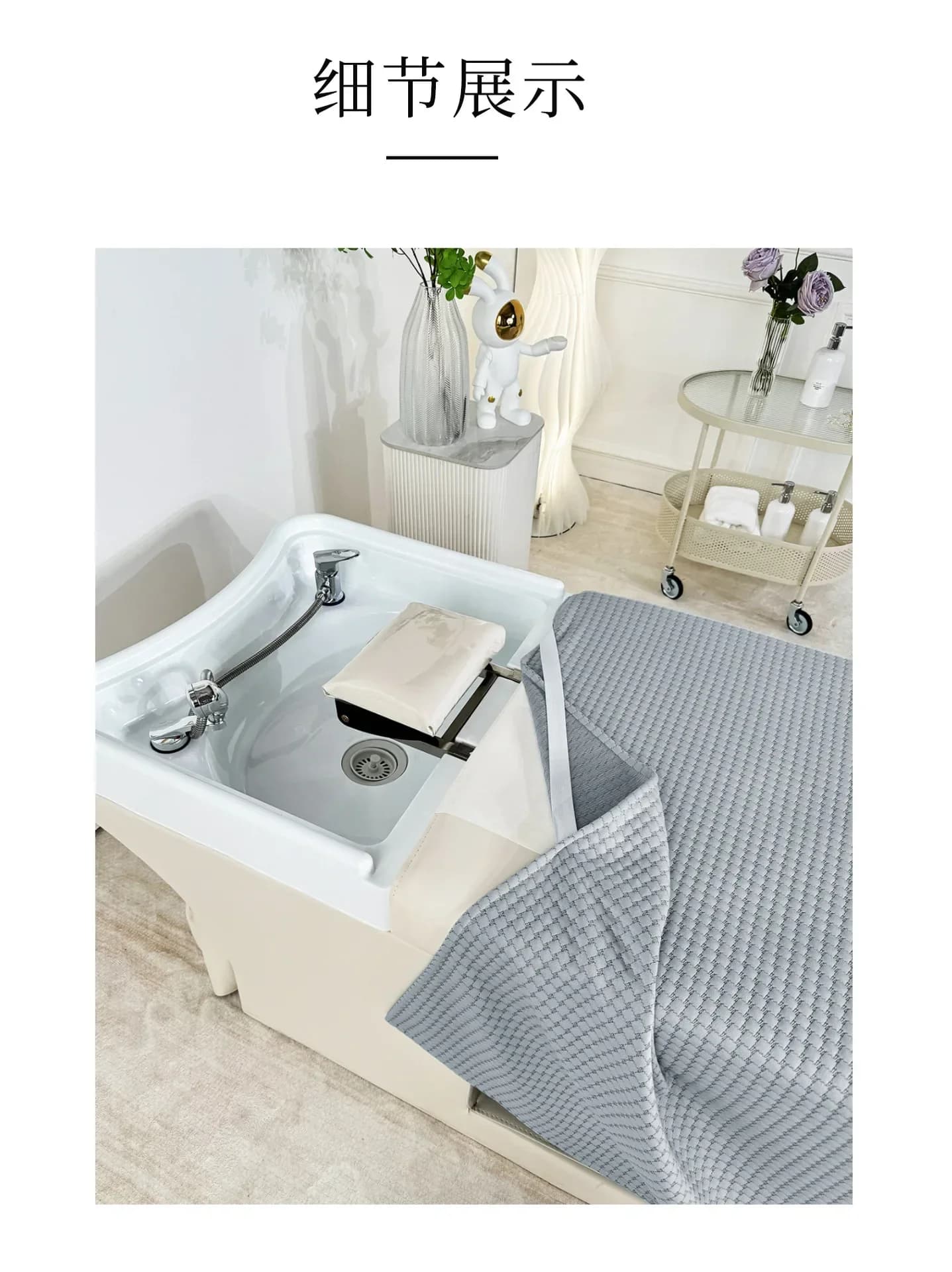 Copriletto in Cotone Lavorato a Maglia per Salone di Bellezza, Copertura Completa per Lettino da Massaggio e Spa, Lenzuola Spesse con Logo Personalizzato