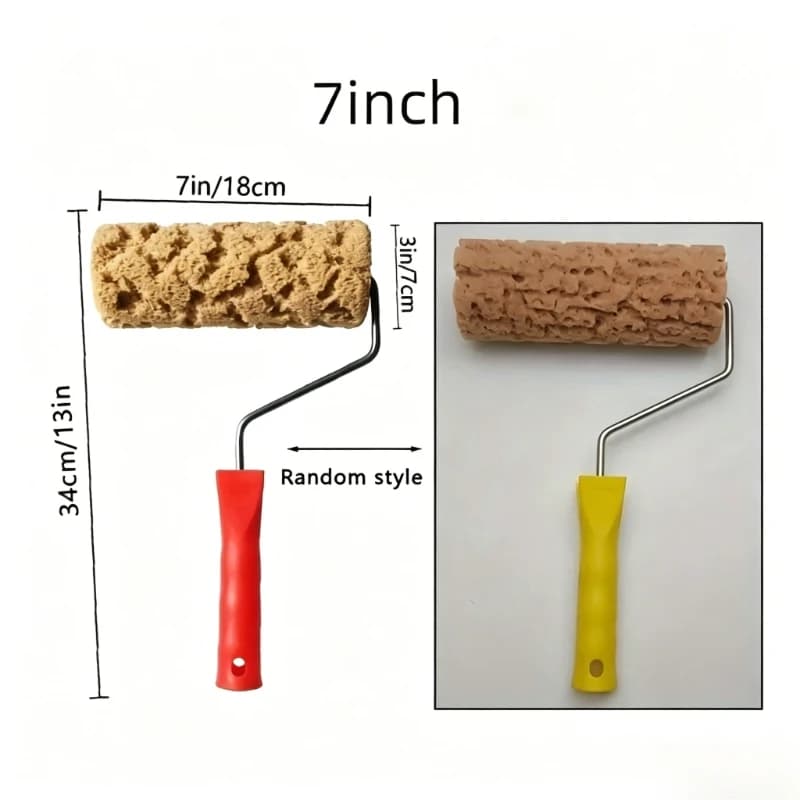 Rulli in Schiuma per Pittori per Decorazioni Murali, 6, 7 e 8 Pollici, con Texture di Alghe Artificiali