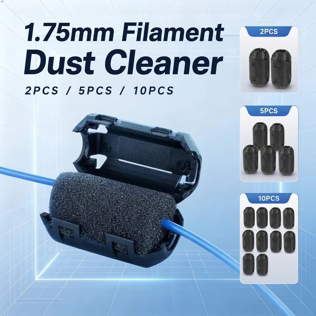 3D Printer Filament Foam Sponge Filter Dust Moisture Removal Block 2/5/10 Pcs 1.75mm PLA ABS PETG For Ender 3 CR10 A6 A8 Prusa