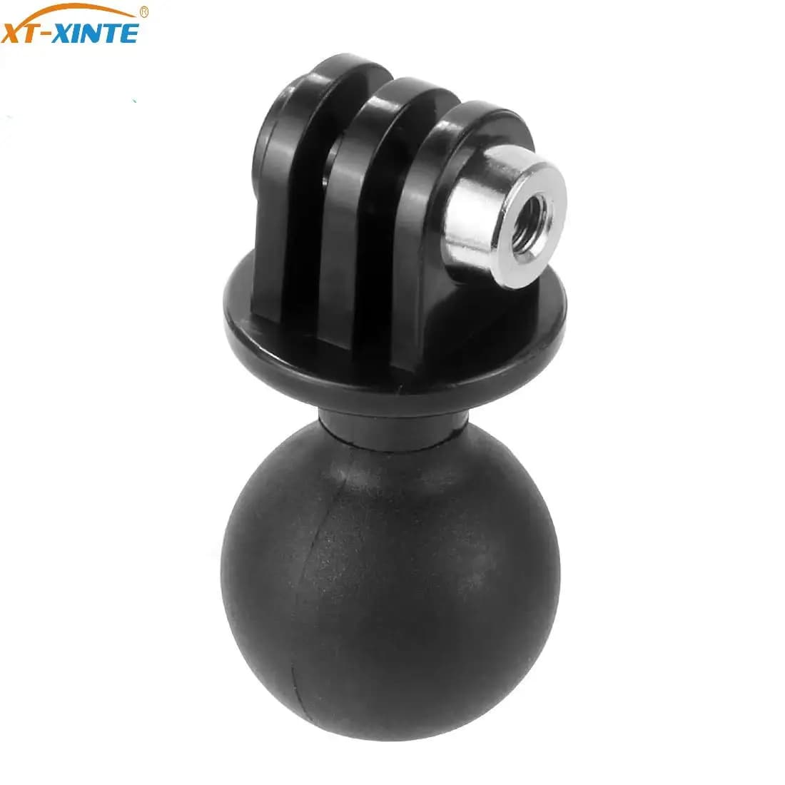 Staffa fissa per montaggio adattatore testa a sfera in plastica da 25 mm per Gopro 13 12 Insta360 X4 OSMO RAM Supporto per GPS per telefono cellulare per bicicletta