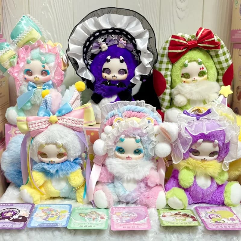 Boboco V2 Sweetheart Party Series Blind Box Peluche Anime Figure Collezione Enigma Ciondolo Regalo Compleanno Halloween Ragazza