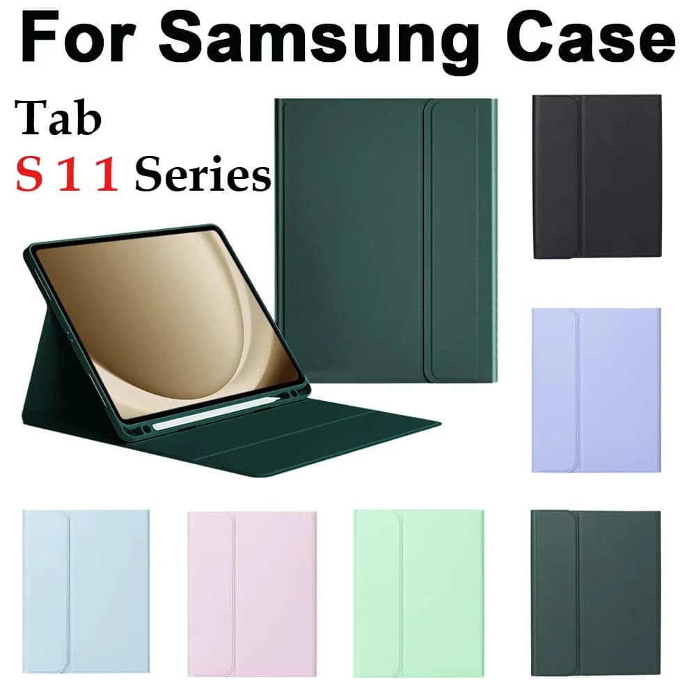 Per il NUOVO Samsung Galaxy Tab S11 Ultra S10 S9 FE 10.9 S7 S8 11 12.4 13.1 A7 S6 Lite 10.4 14.6 A11 A9 Plus A8 Custodia in PU Portapenne