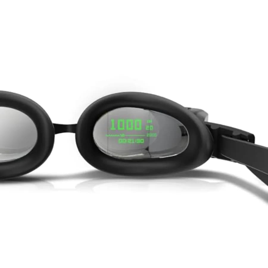 Holoswim Smart Swim Goggles 2PRO, AR Real-Time Display, Data Tracking and Training Plans Swim Goggles, Nano Anti-Fog