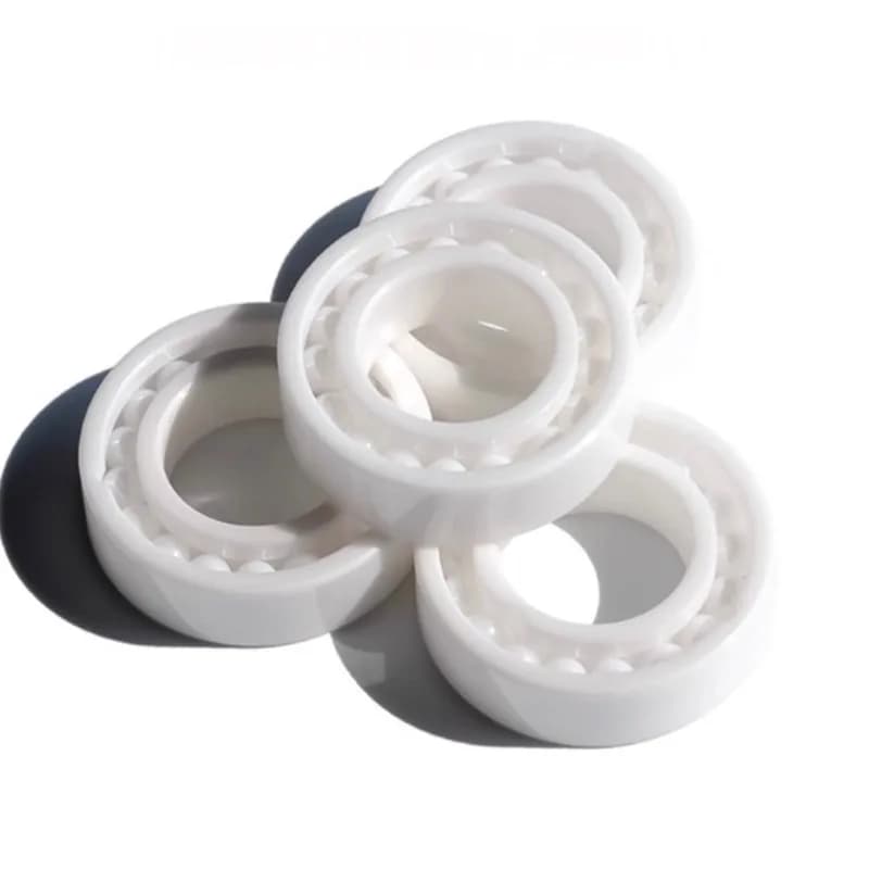 1 pz di alta qualità R2 R4 R6 R8 R12 R16 CE 2RS 3.175x9.525x3.969mm cuscinetti ceramici zirconia