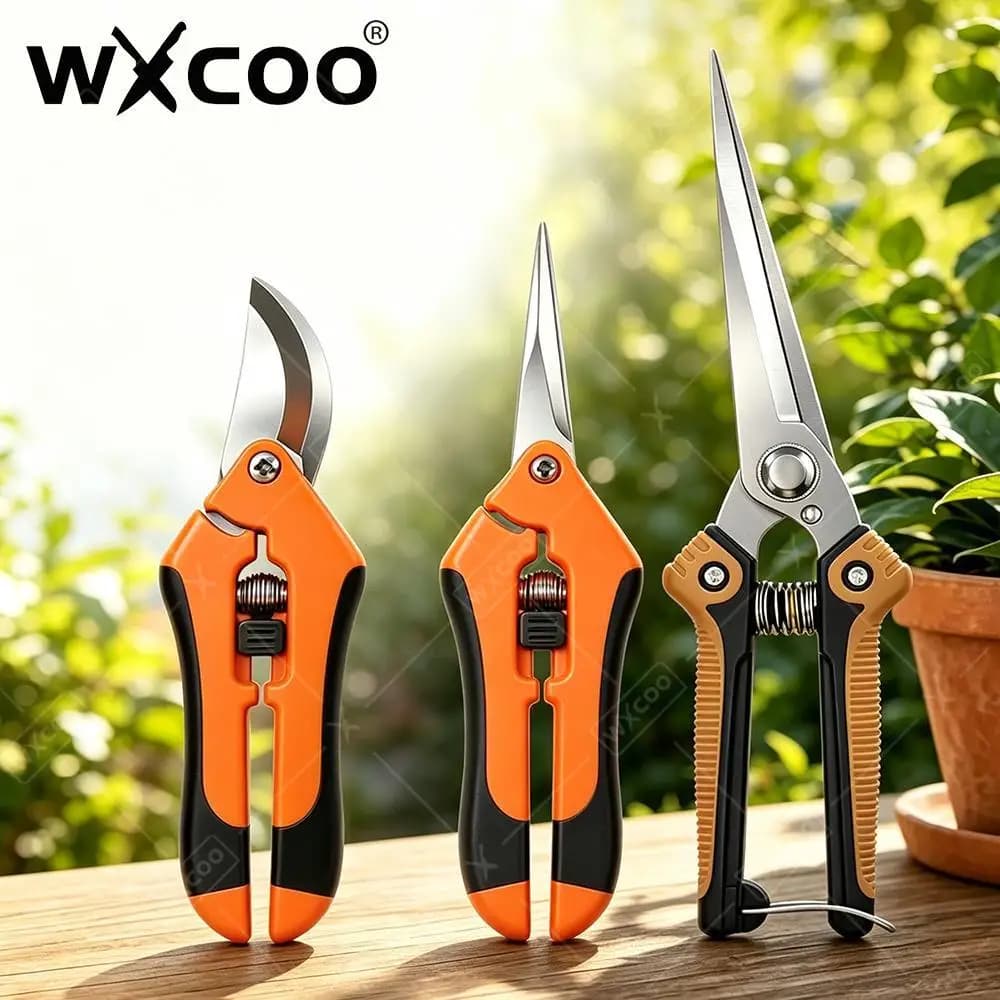 Stainless Steel Professional Gardening Shears Sharp Garden Tools Pruning Branches Fruit Tree Flowers Household Pruning Shears