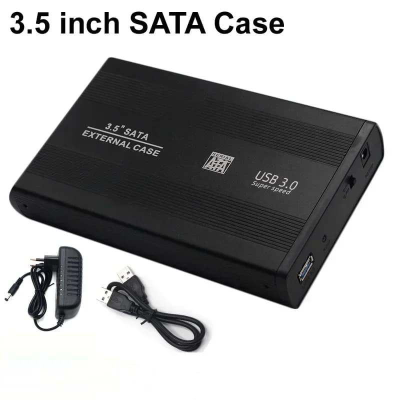 Disco rigido da 3.5 pollici Dock HDD da SATA a USB 3.0 adattatore per disco rigido esterno custodia HDD per 3.5 HDD SSD Case Box