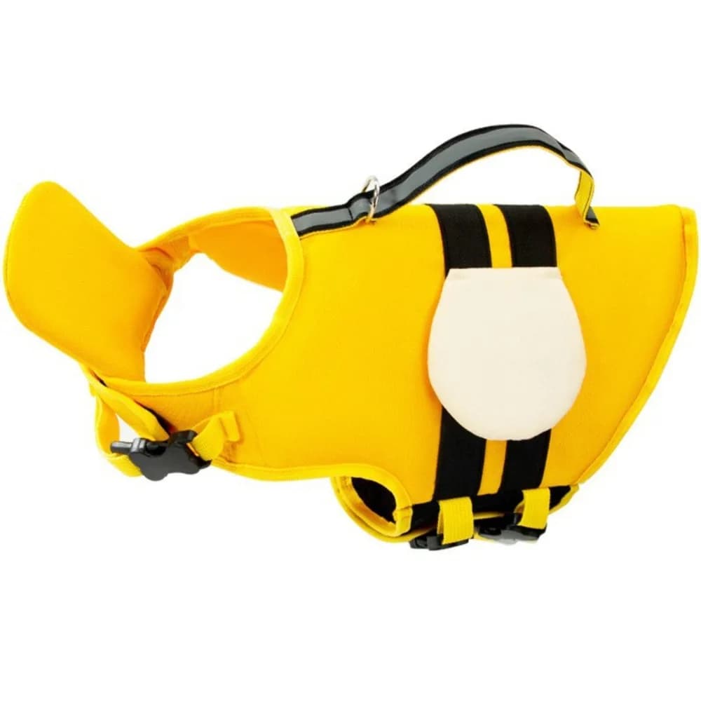 Superior Buoyancy Dog Life Jacket Breathable Waterproof Pet Flotation Vest Tear Resistant Adjustable Dog Buoyancy Vest