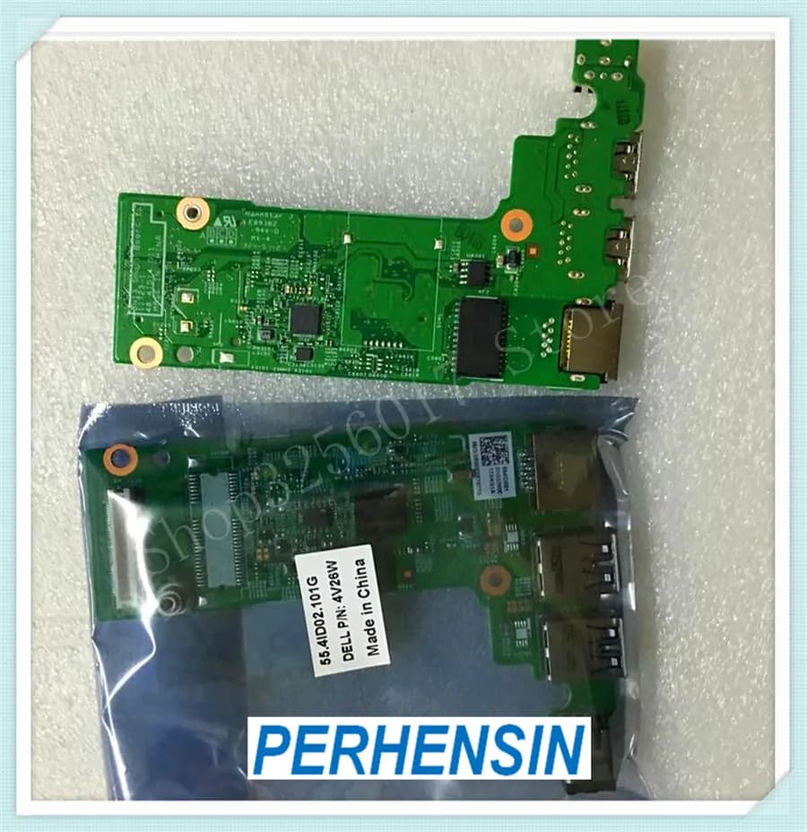Jack di alimentazione CC originale ampio per Dell VOSTRO 3350 V3350 Porta USB 4V26W 48.4ID14.011 04V26W