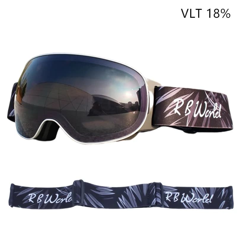 Big Frame Ski Goggles Double Lens UV400 Anti-Fog Snowboard Glasses Men Women Winter Sports Eyewear