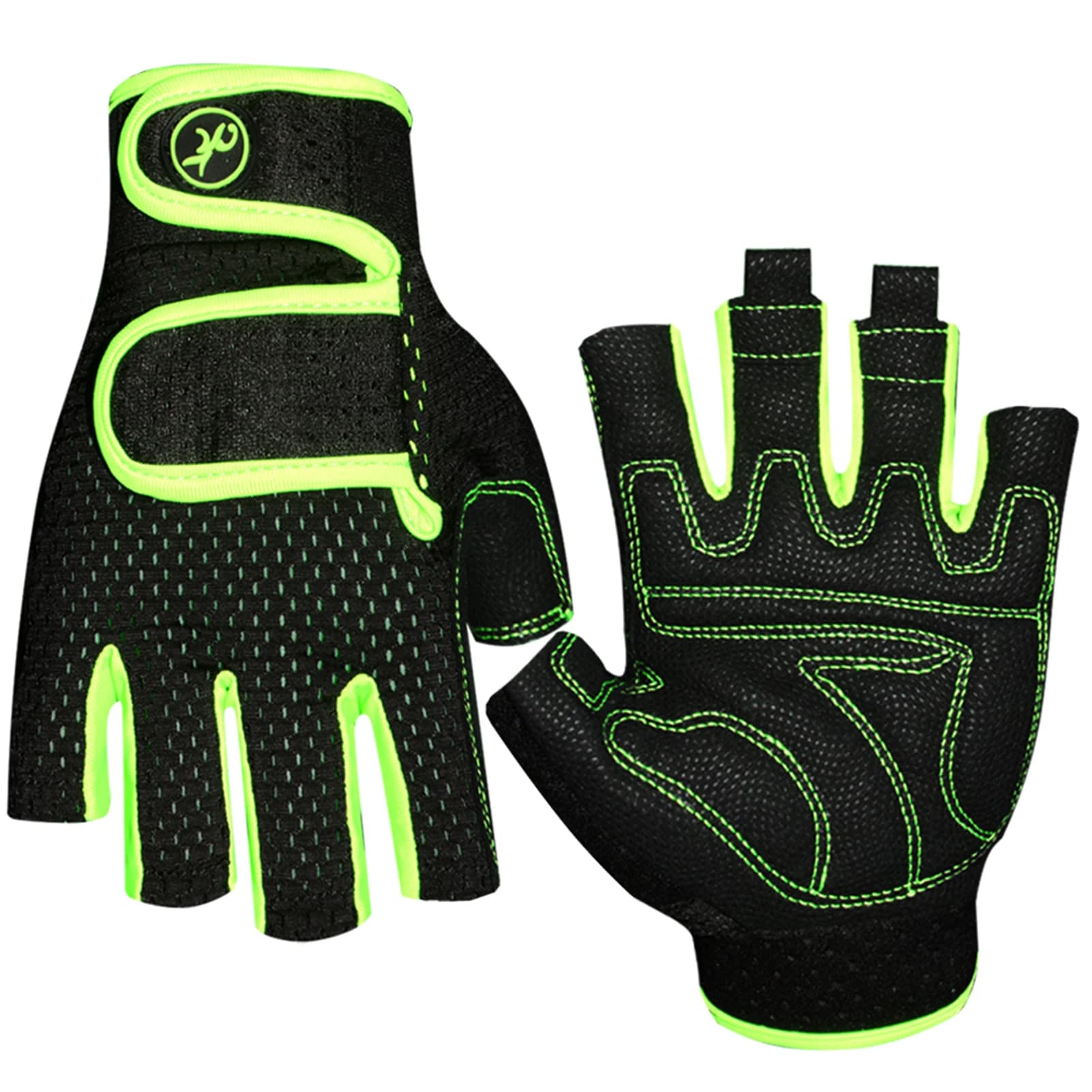 Guanti da vela 3/4 dita corte ciclismo mountain bike guanti da bicicletta uomo donna pesca kayak paddle vela guanti da allenamento