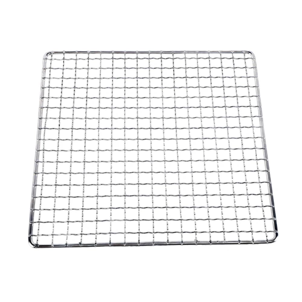 BBQ Grid Barbecue Net Baking Tray Outdoor Camping Barbecue Even Heating Mirror Polishing Precise Welding Process