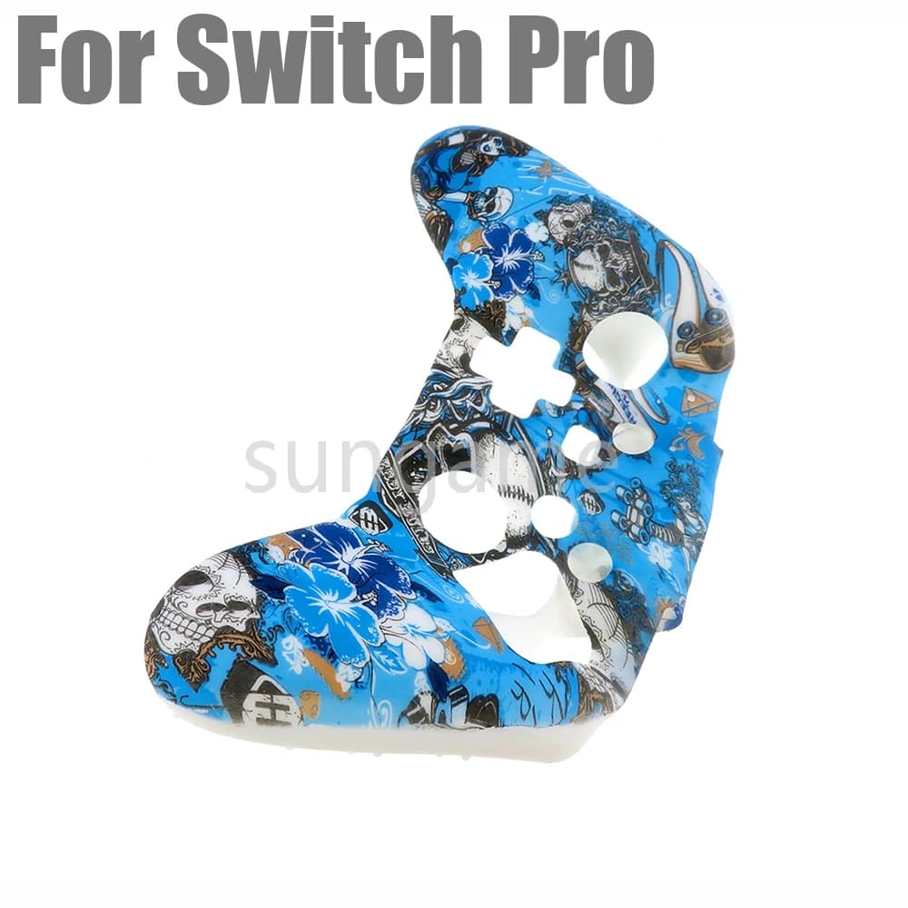 1 Pezzo Cover Protettiva in Silicone con Stampa a Trasferimento d'Acqua per Controller Switch Pro