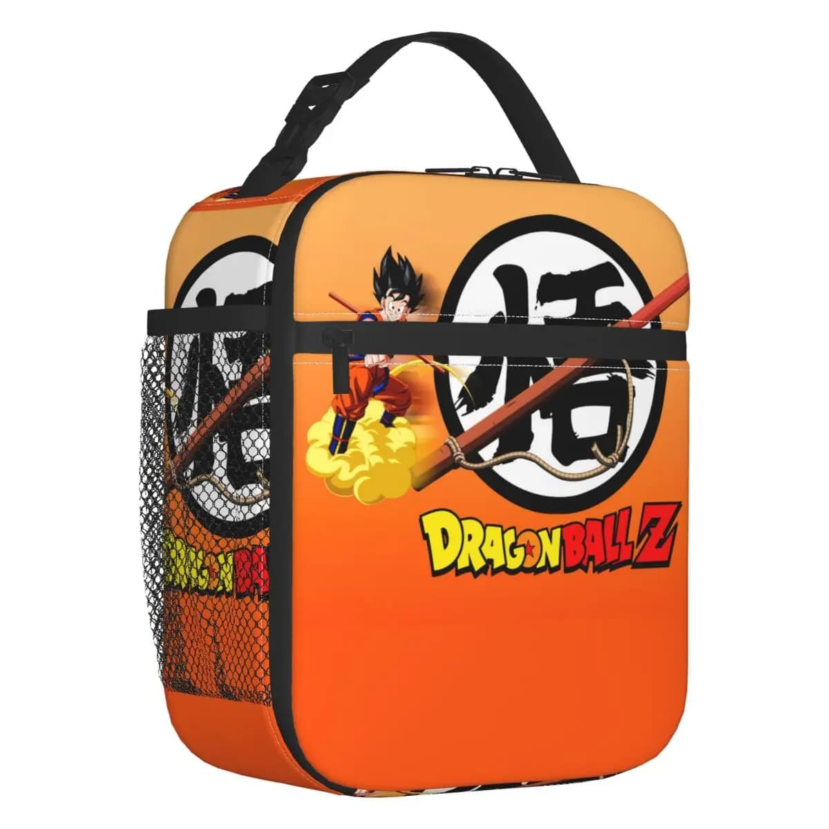 Custom DBZ Dragons Ball Goku Japanese Anime Insulated Lunch Bags for Outdoor Picnic Resuable Cooler Thermal Lunch Box Unisex