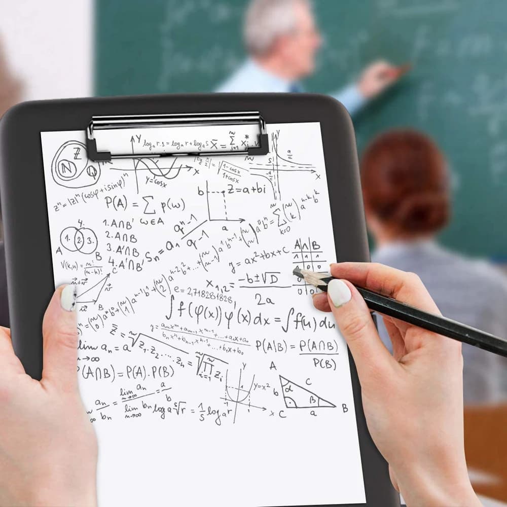Scatola portatile Slimcase per cancelleria, in plastica leggera, impermeabile, per appunti, custodia per documenti, archiviazione, scatola per appunti A4