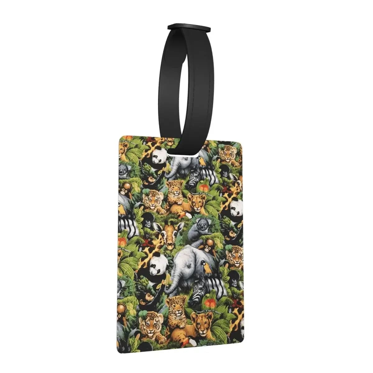 SAFARI Etichette per bagagli Accessori per valigie Viaggi Carino Bagagli Etichetta d'imbarco Porta etichette ID Nome Indirizzo