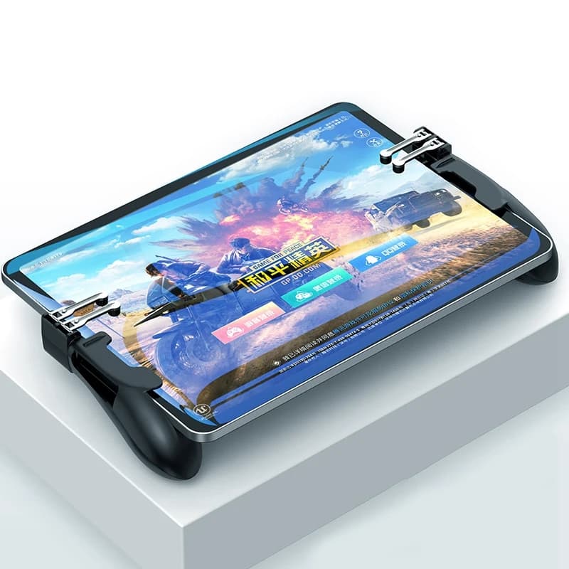 6x per controller Trigger mobile a sei dita Gamepad Grip LR Pulsante di mira antincendio Joystick per tablet FPS Maniglia