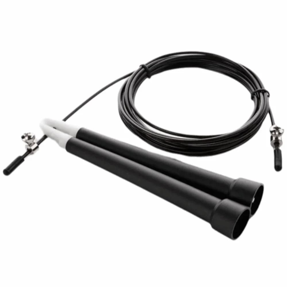 Durable Steel Wire Jump Rope Adjustable Length Tangle-Free Speed Jump Rope PVC Coated Skipping Rope Fitness Training