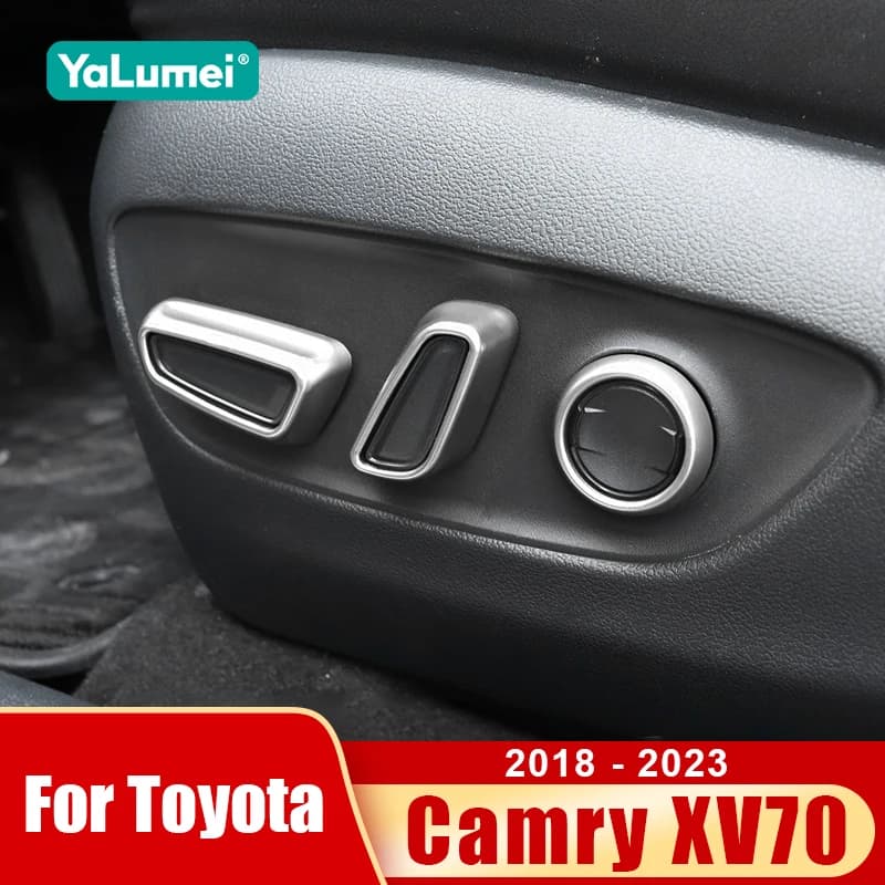 Per Toyota Camry XV70 2018 2019 2020 2021 2022 2023 Camry 70 Hybrid Copertura per Manopola di Regolazione Sedile Auto Accessori