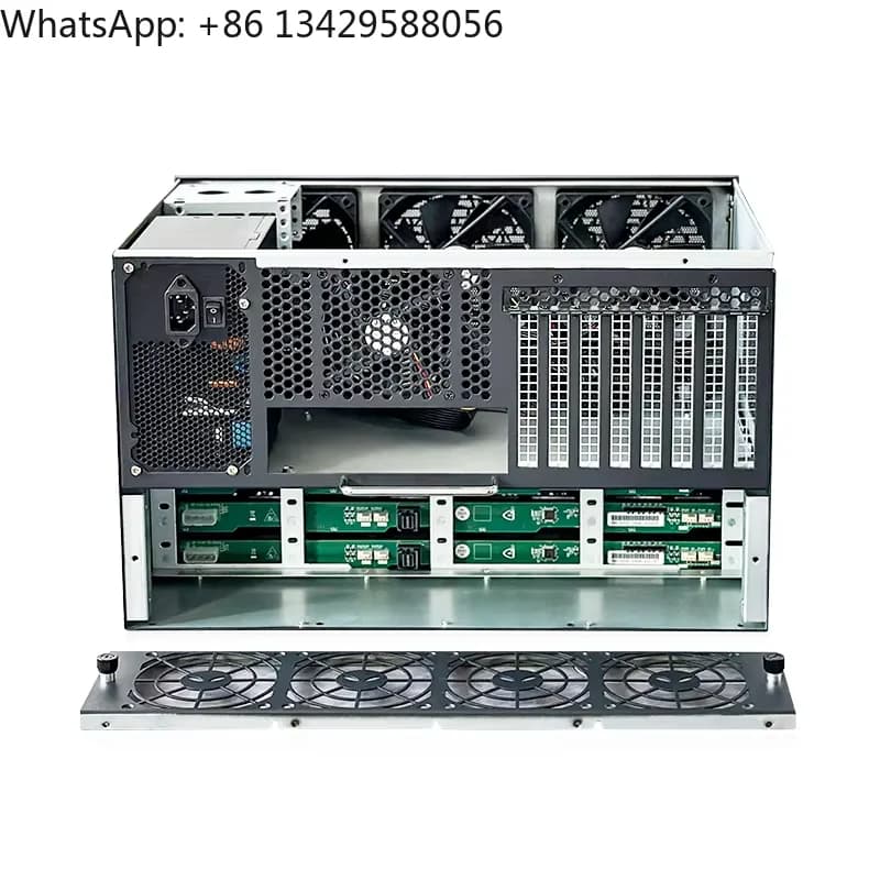 OEM JMCD 12S4 Server Nas Network Attached Storage Rack for Businesses 12g Backplane ATX NAS Cases ITX Form Factor Stock Product