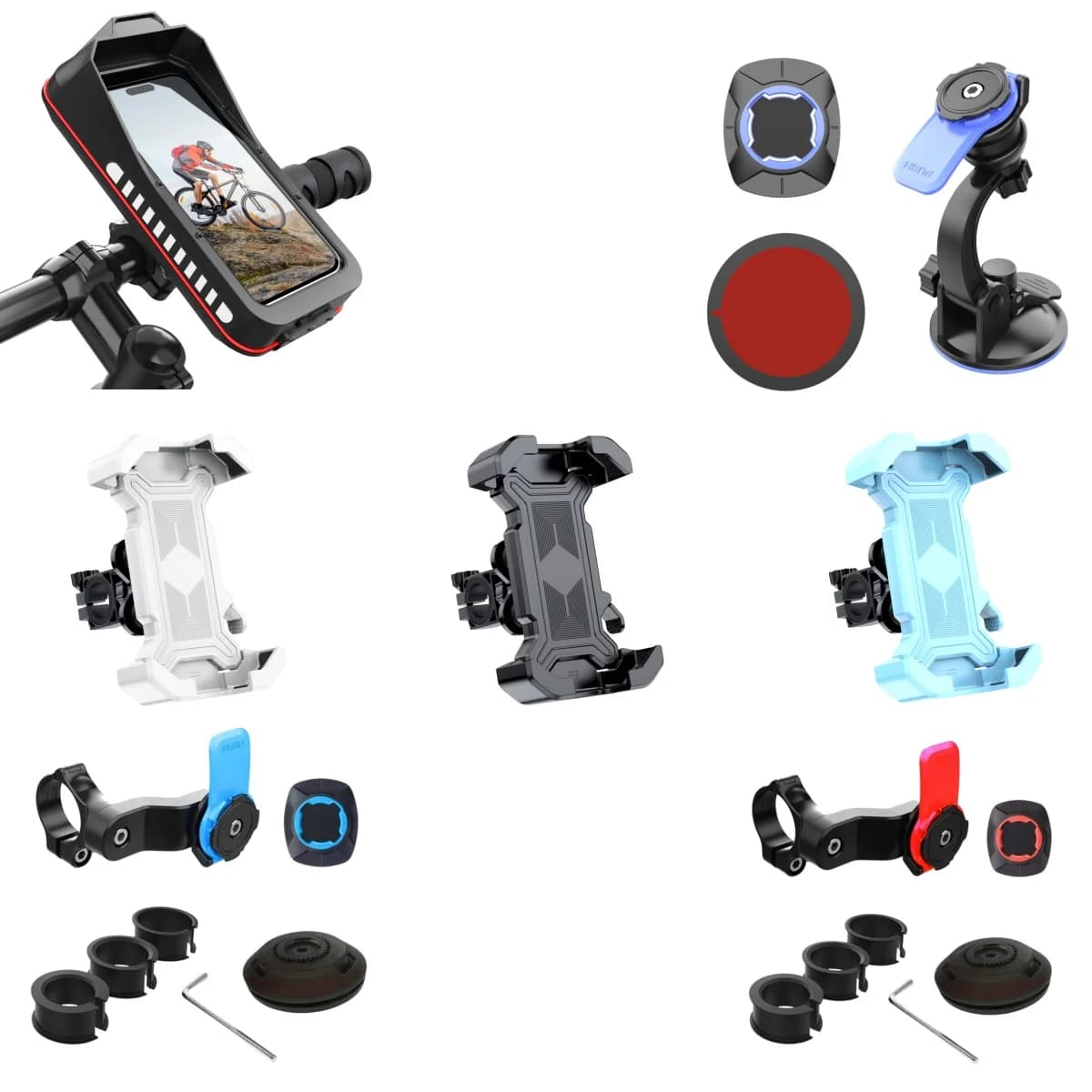 Supporti per Telefono da Auto, Supporto Universale per Cellulare da Cruscotto e Parabrezza, Supporto per Camion, Rotazione a 360° ° girevole