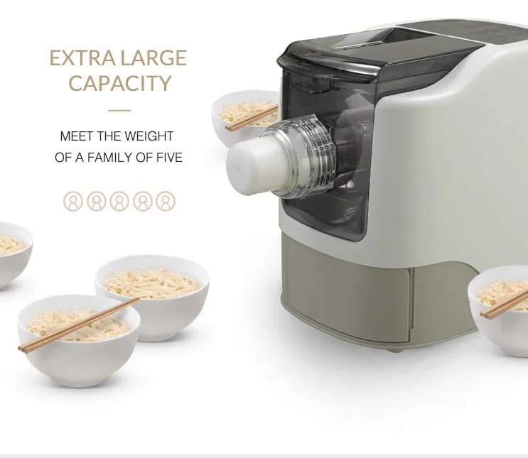 Macchina per Pasta Elettrica Domestica Economica e Intelligente con 13 Stampi, Completamente Automatica per Wonton e Tagliatelle ​