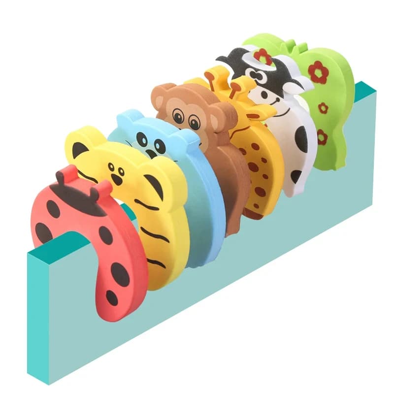 1/3/6 Pezzi Blocco Porta di Sicurezza per Bambini, Protezione Mobili, Protezione Dita a Forma di Animale, Sicurezza Bambini, Blocco di Sicurezza per Bambini
